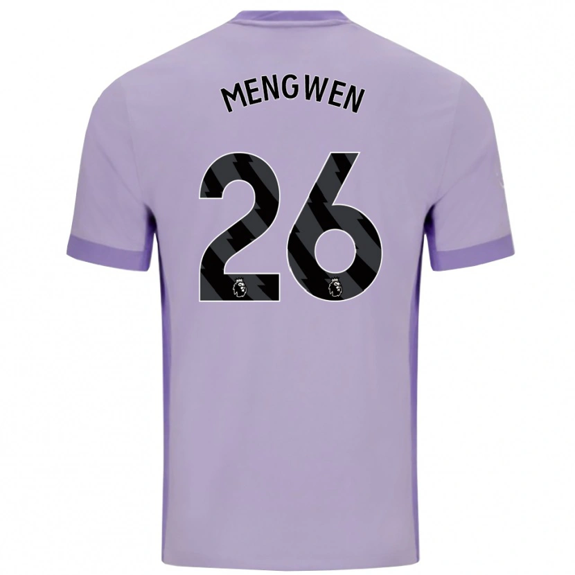 Danxen Kinder Li Mengwen #26 Taro Lila Weiß Auswärtstrikot Trikot 2025/26 T-Shirt Österreich