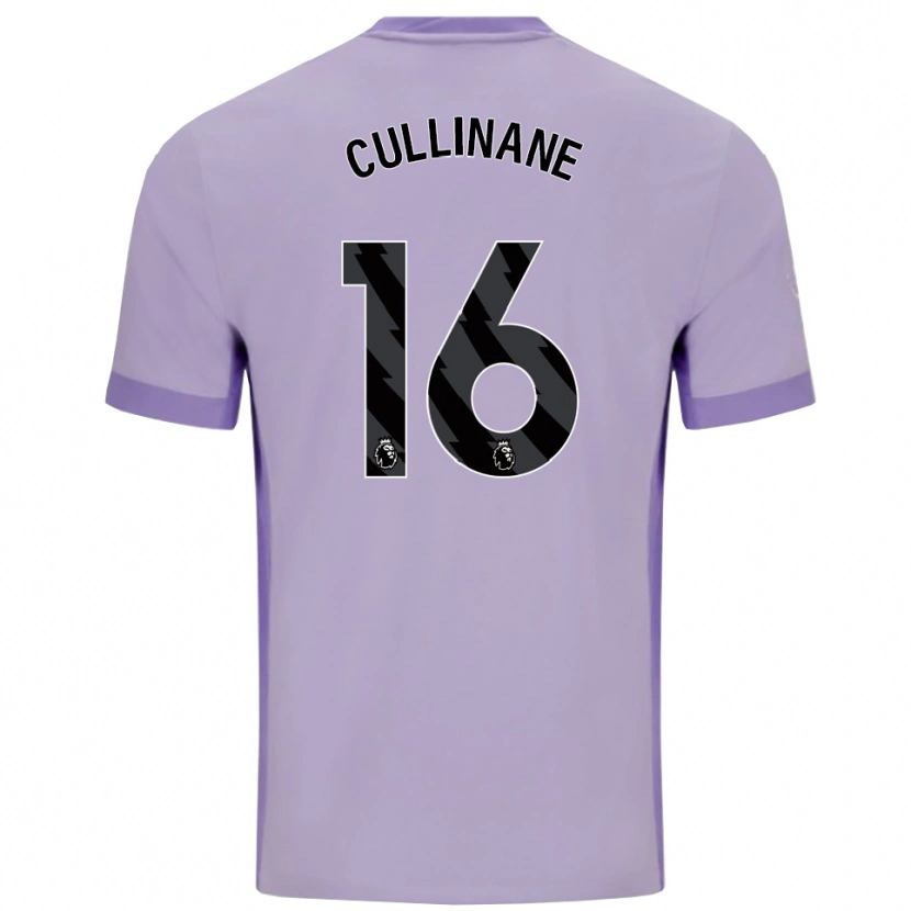 Danxen Kinder Billy-Ray Cullinane #16 Taro Lila Weiß Auswärtstrikot Trikot 2025/26 T-Shirt Österreich
