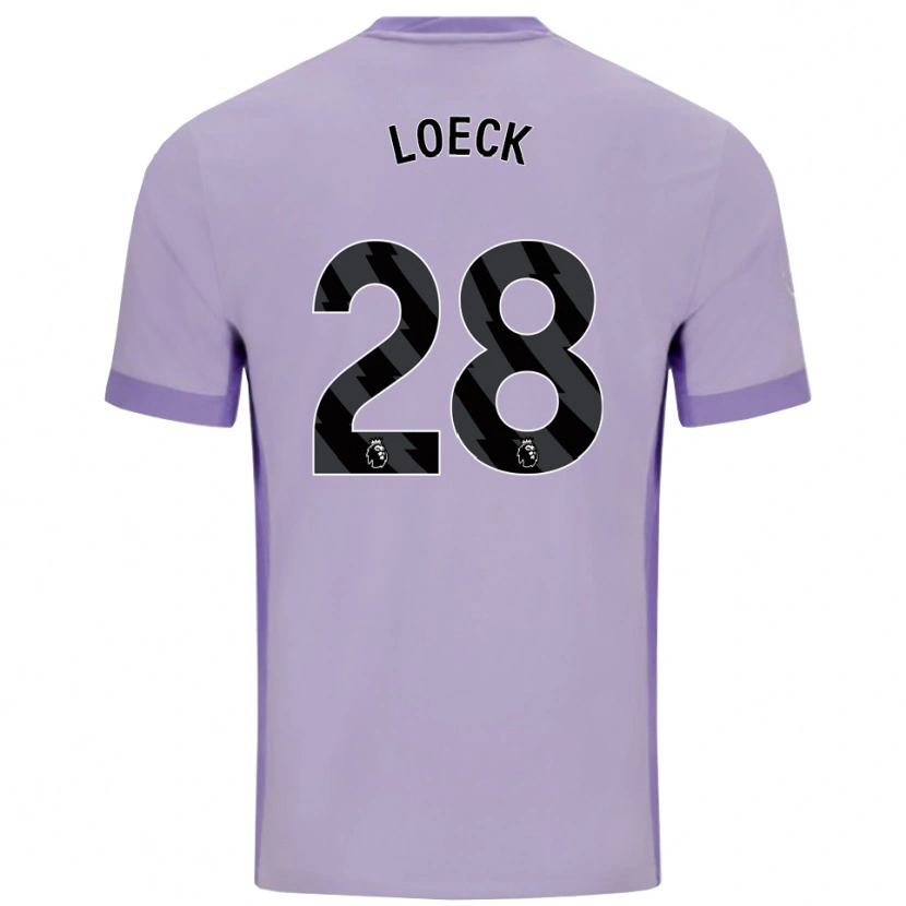 Danxen Kinder Melina Loeck #28 Taro Lila Weiß Auswärtstrikot Trikot 2025/26 T-Shirt Österreich