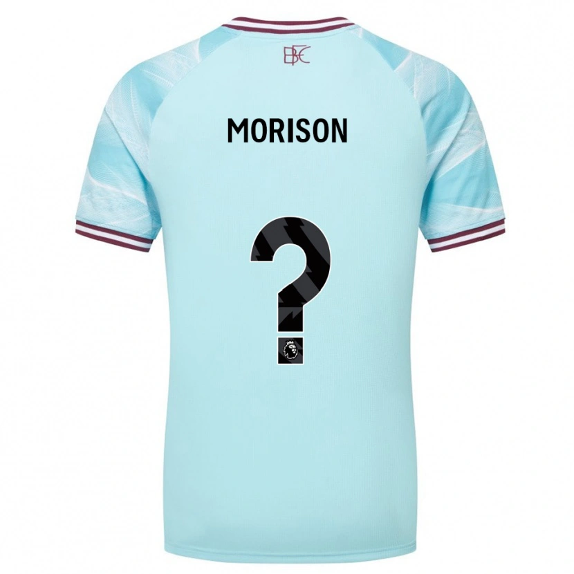 Danxen Kinder Dylan Morison #0 Himmelblau Burgunderrot Auswärtstrikot Trikot 2025/26 T-Shirt Österreich