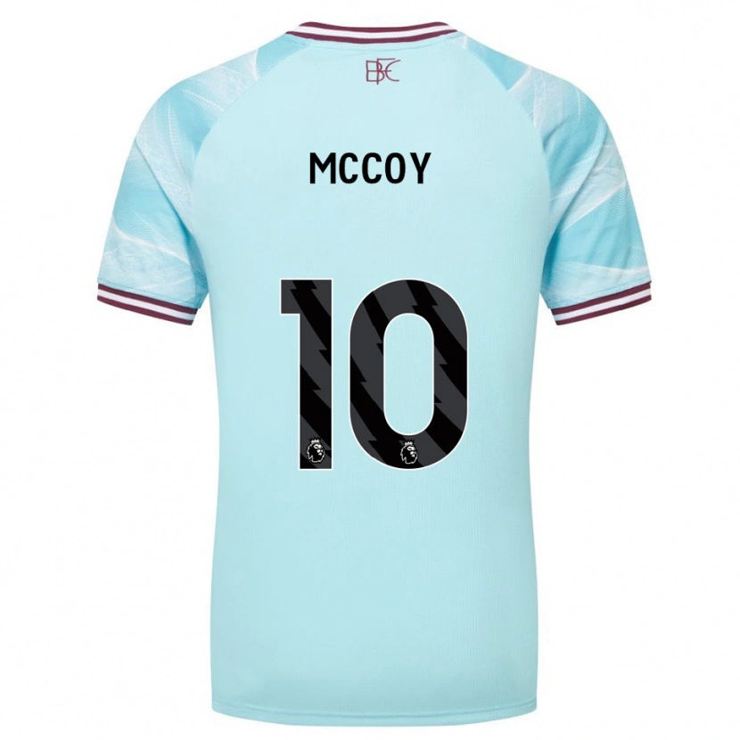 Danxen Kinder Adam Mccoy #10 Himmelblau Burgunderrot Auswärtstrikot Trikot 2025/26 T-Shirt Österreich