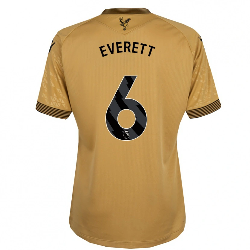 Danxen Kinder Aimee Everett #6 Gold Schwarz Auswärtstrikot Trikot 2025/26 T-Shirt Österreich