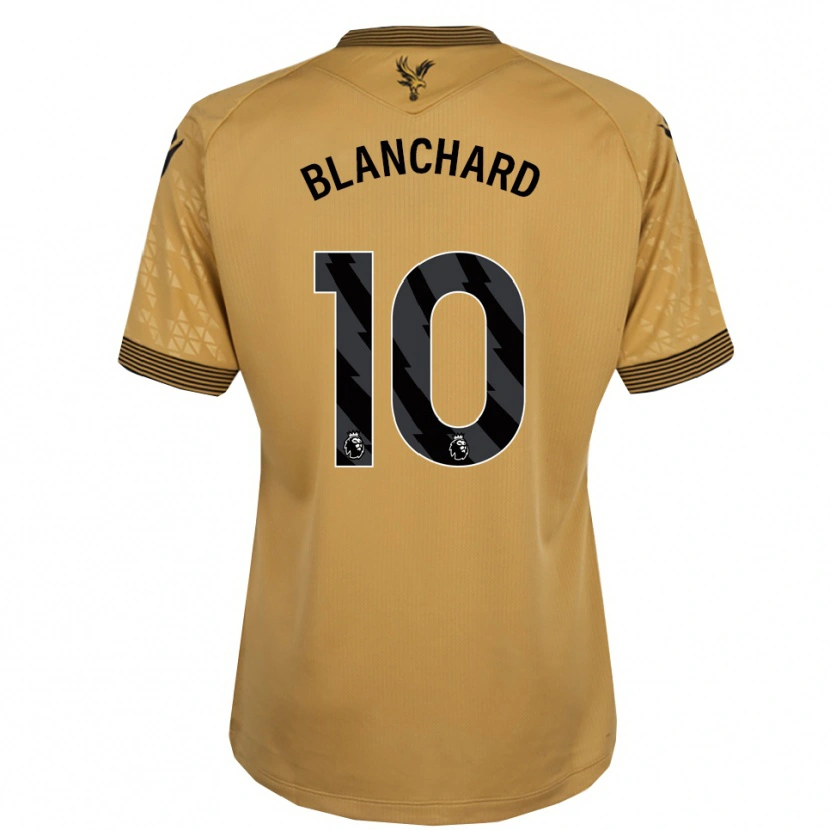 Danxen Kinder Annabel Blanchard #10 Gold Schwarz Auswärtstrikot Trikot 2025/26 T-Shirt Österreich