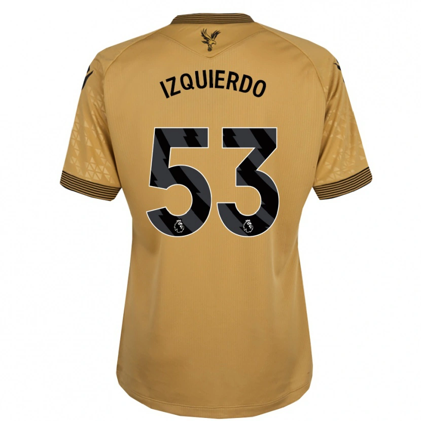 Danxen Kinder Jackson Izquierdo #53 Gold Schwarz Auswärtstrikot Trikot 2025/26 T-Shirt Österreich