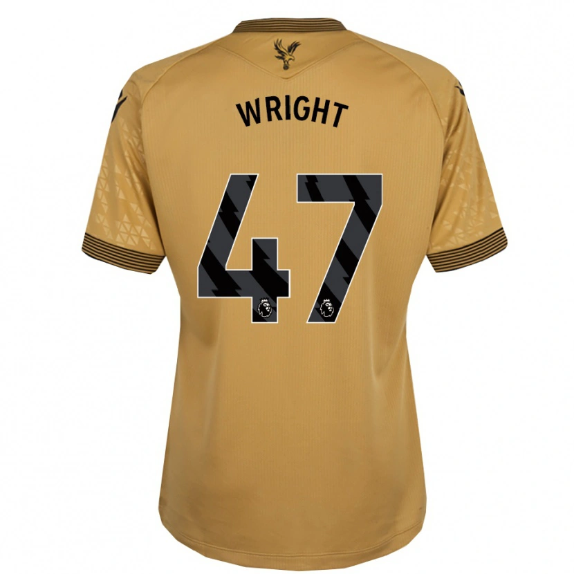 Danxen Kinder Annis-Clara Wright #47 Gold Schwarz Auswärtstrikot Trikot 2025/26 T-Shirt Österreich