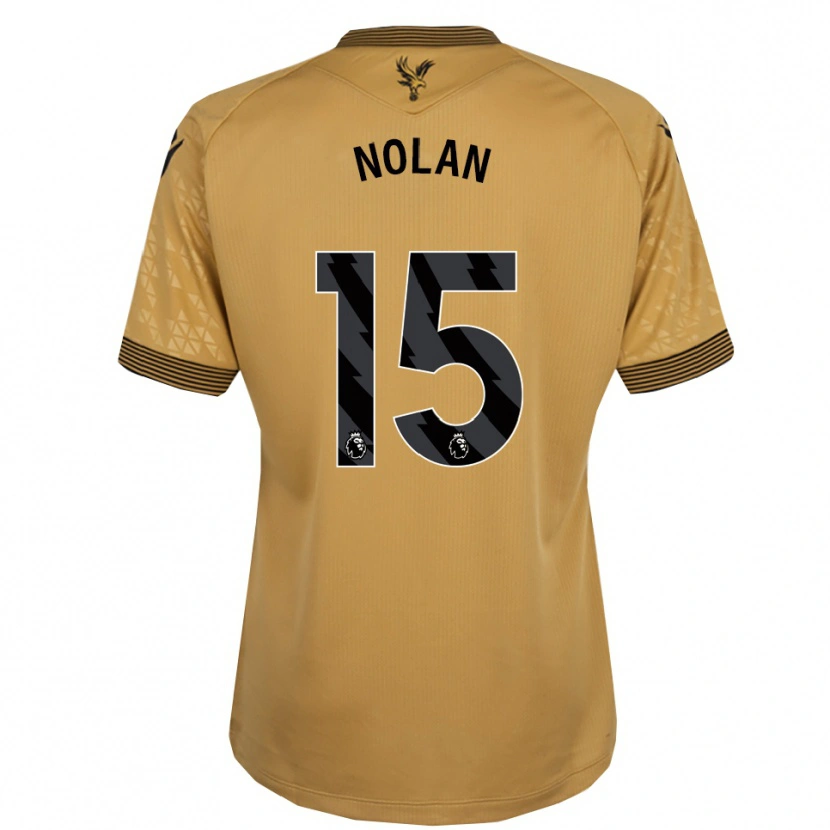 Danxen Kinder Hayley Nolan #15 Gold Schwarz Auswärtstrikot Trikot 2025/26 T-Shirt Österreich