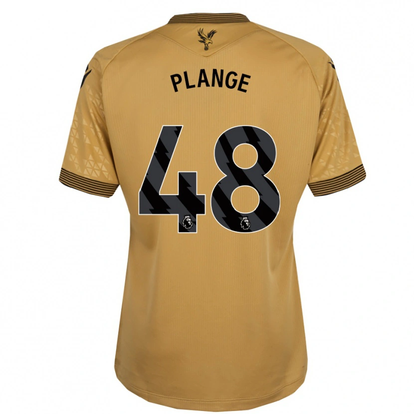 Danxen Kinder Luke Plange #48 Gold Schwarz Auswärtstrikot Trikot 2025/26 T-Shirt Österreich