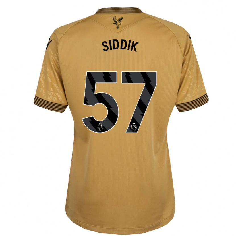 Danxen Kinder Cardo Siddik #57 Gold Schwarz Auswärtstrikot Trikot 2025/26 T-Shirt Österreich