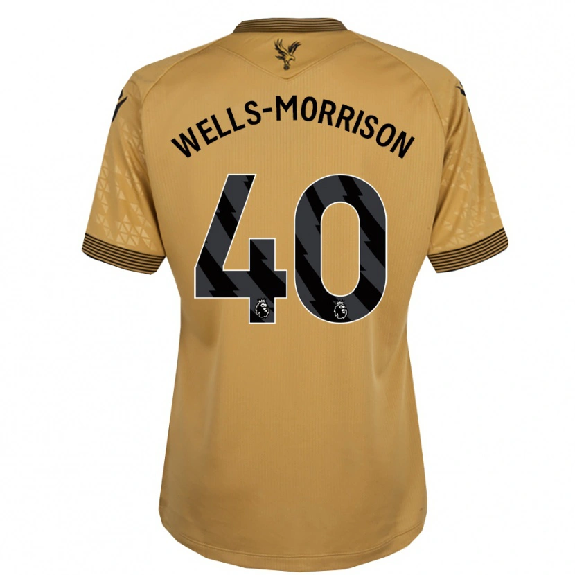 Danxen Kinder Jack Wells-Morrison #40 Gold Schwarz Auswärtstrikot Trikot 2025/26 T-Shirt Österreich