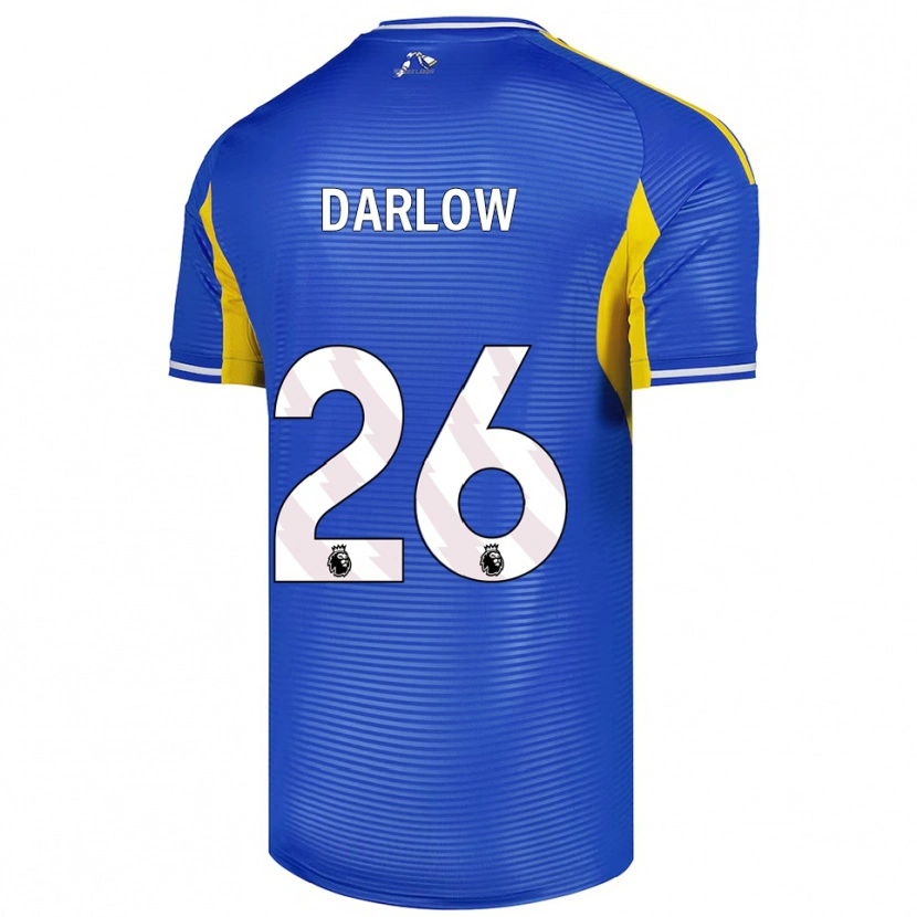 Danxen Kinder Karl Darlow #26 Blau Gelb Auswärtstrikot Trikot 2025/26 T-Shirt Österreich