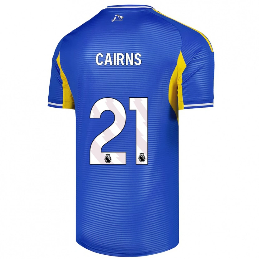 Danxen Kinder Alex Cairns #21 Blau Gelb Auswärtstrikot Trikot 2025/26 T-Shirt Österreich
