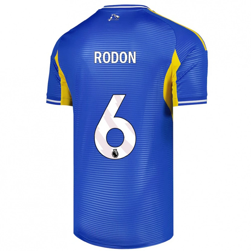 Danxen Kinder Joe Rodon #6 Blau Gelb Auswärtstrikot Trikot 2025/26 T-Shirt Österreich