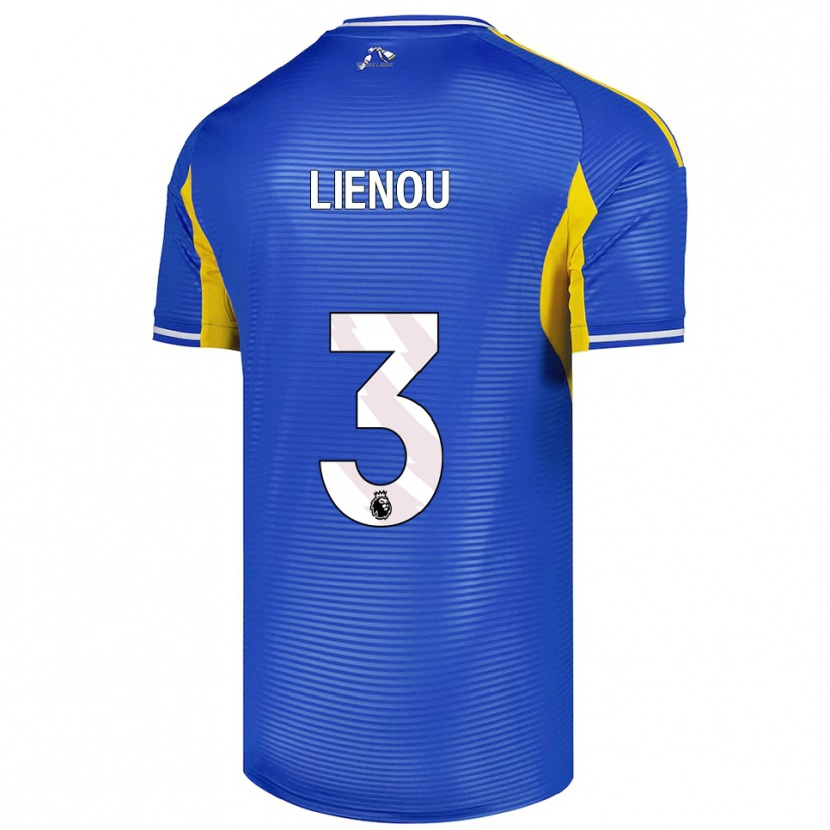 Danxen Kinder Jayden Lienou #3 Blau Gelb Auswärtstrikot Trikot 2025/26 T-Shirt Österreich