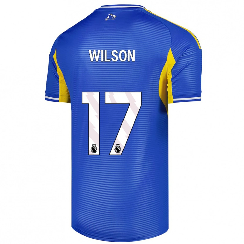 Danxen Kinder Marley Wilson #17 Blau Gelb Auswärtstrikot Trikot 2025/26 T-Shirt Österreich