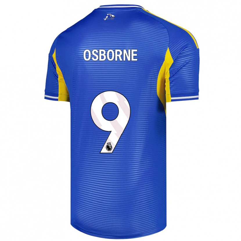 Danxen Kinder Jemimah Osborne #9 Blau Gelb Auswärtstrikot Trikot 2025/26 T-Shirt Österreich