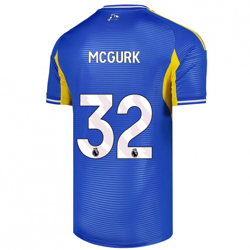 Danxen Kinder Sean Mcgurk #32 Blau Gelb Auswärtstrikot Trikot 2025/26 T-Shirt Österreich