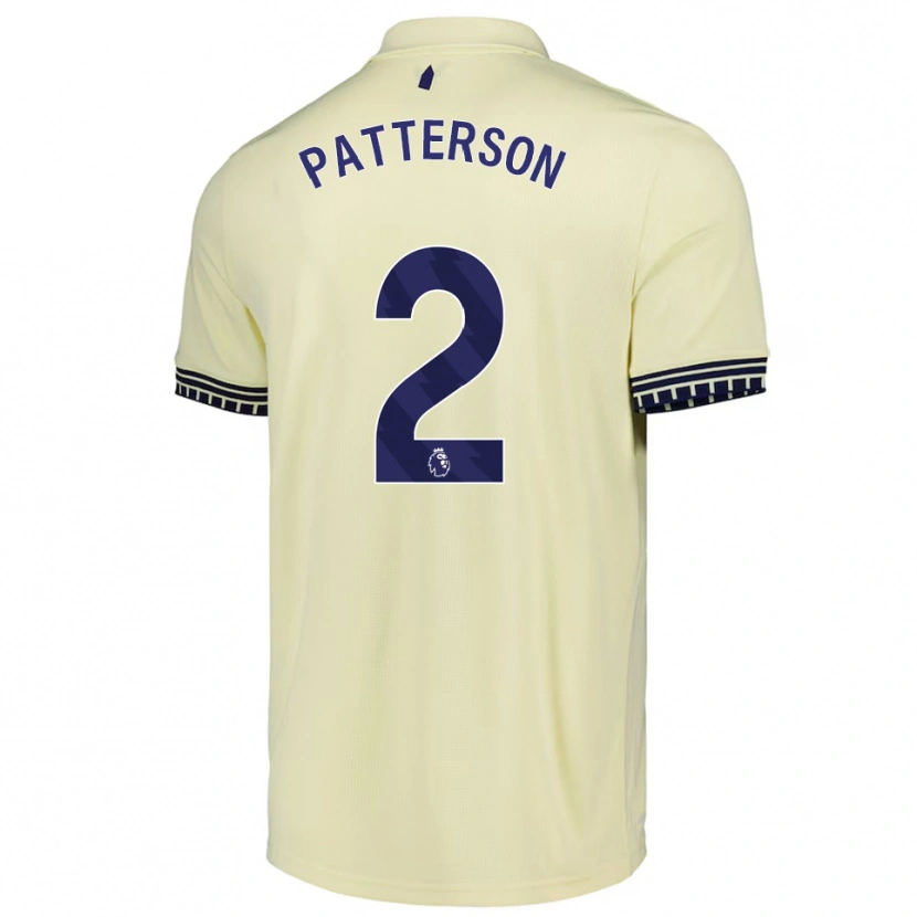 Danxen Kinder Nathan Patterson #2 Creme Weiß Schwarz Auswärtstrikot Trikot 2025/26 T-Shirt Österreich
