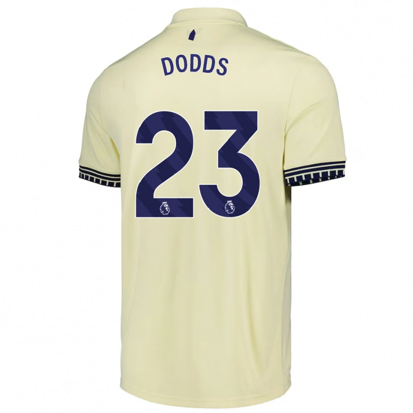 Danxen Kinder John Dodds #23 Creme Weiß Schwarz Auswärtstrikot Trikot 2025/26 T-Shirt Österreich