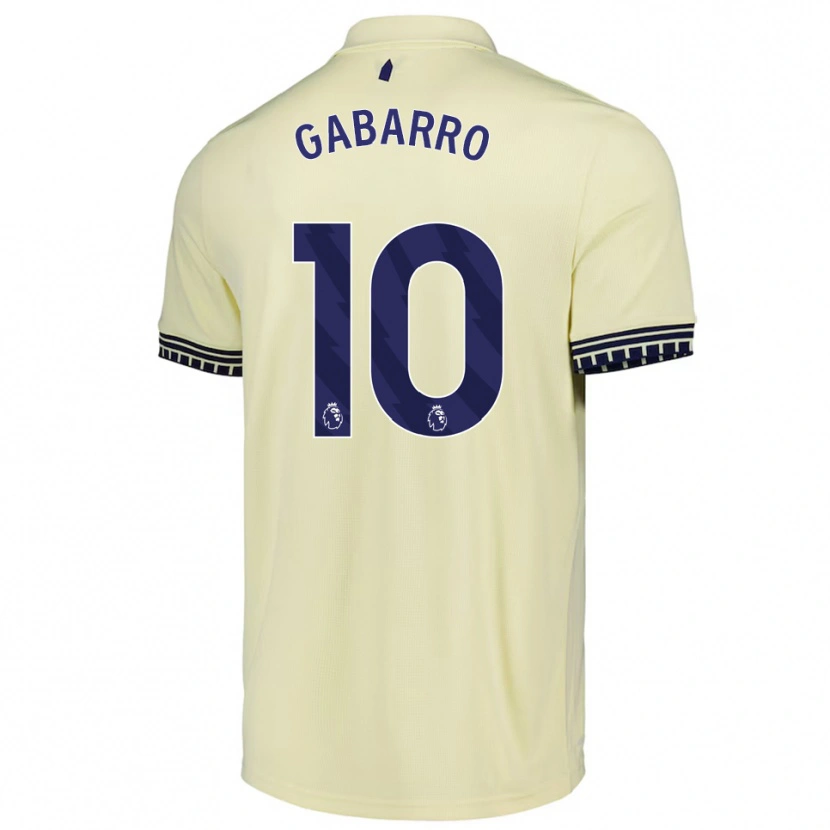 Danxen Kinder Inma Gabarro #10 Creme Weiß Schwarz Auswärtstrikot Trikot 2025/26 T-Shirt Österreich