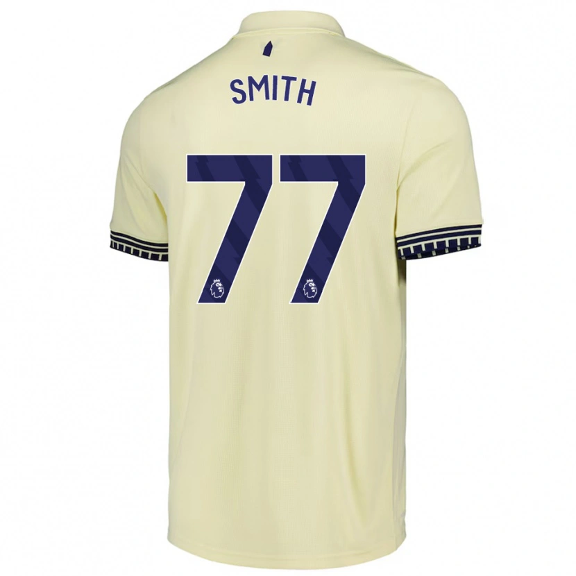 Danxen Kinder Odin Samuels-Smith #77 Creme Weiß Schwarz Auswärtstrikot Trikot 2025/26 T-Shirt Österreich