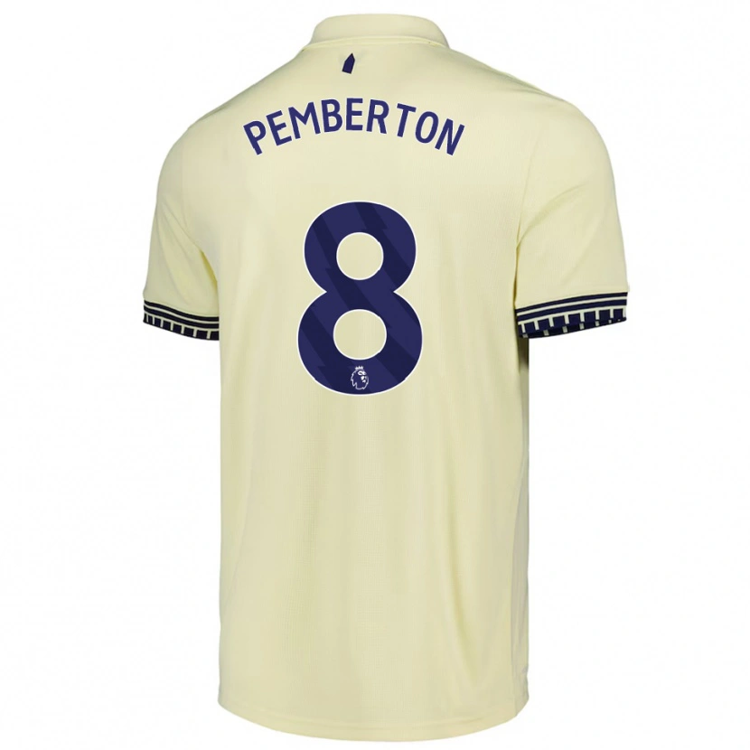 Danxen Kinder Dafi-Tomos Pemberton #8 Creme Weiß Schwarz Auswärtstrikot Trikot 2025/26 T-Shirt Österreich