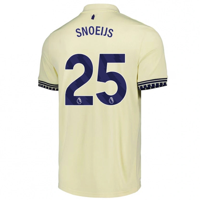 Danxen Kinder Katja Snoeijs #25 Creme Weiß Schwarz Auswärtstrikot Trikot 2025/26 T-Shirt Österreich