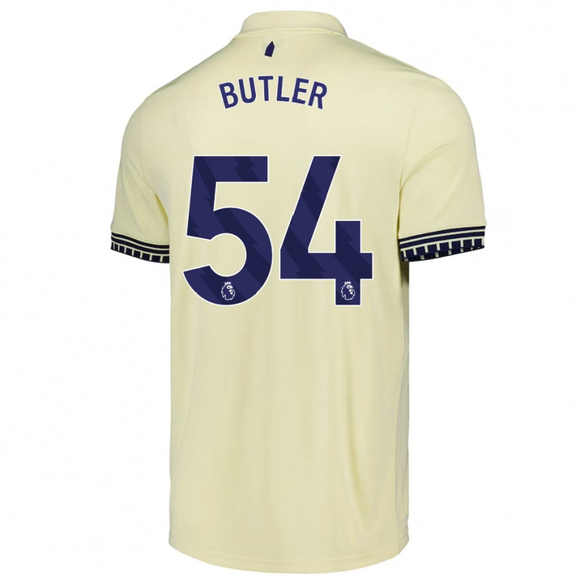 Danxen Kinder Jack Butler #54 Creme Weiß Schwarz Auswärtstrikot Trikot 2025/26 T-Shirt Österreich