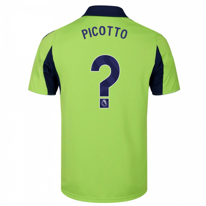 Danxen Kinder Luca Picotto #0 Grün Marineblau Weiß Auswärtstrikot Trikot 2025/26 T-Shirt Österreich