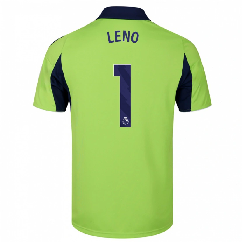 Danxen Kinder Bernd Leno #1 Grün Marineblau Weiß Auswärtstrikot Trikot 2025/26 T-Shirt Österreich