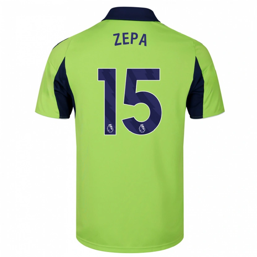 Danxen Kinder Macauley Zepa #15 Grün Marineblau Weiß Auswärtstrikot Trikot 2025/26 T-Shirt Österreich