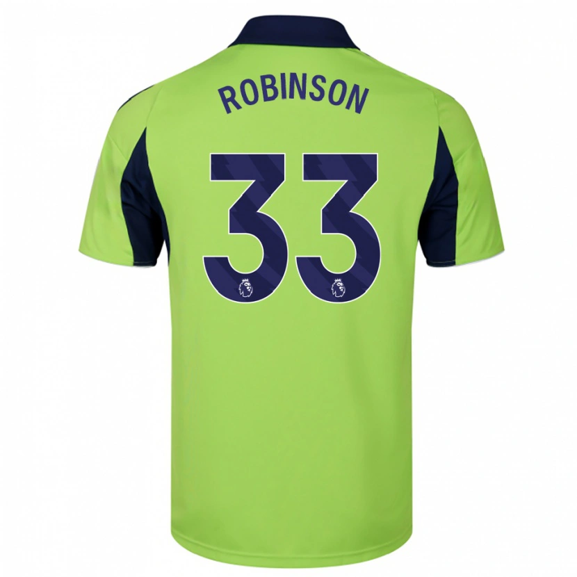 Danxen Kinder Antonee Robinson #33 Grün Marineblau Weiß Auswärtstrikot Trikot 2025/26 T-Shirt Österreich