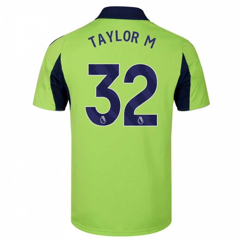 Danxen Kinder Belle Taylor-M #32 Grün Marineblau Weiß Auswärtstrikot Trikot 2025/26 T-Shirt Österreich