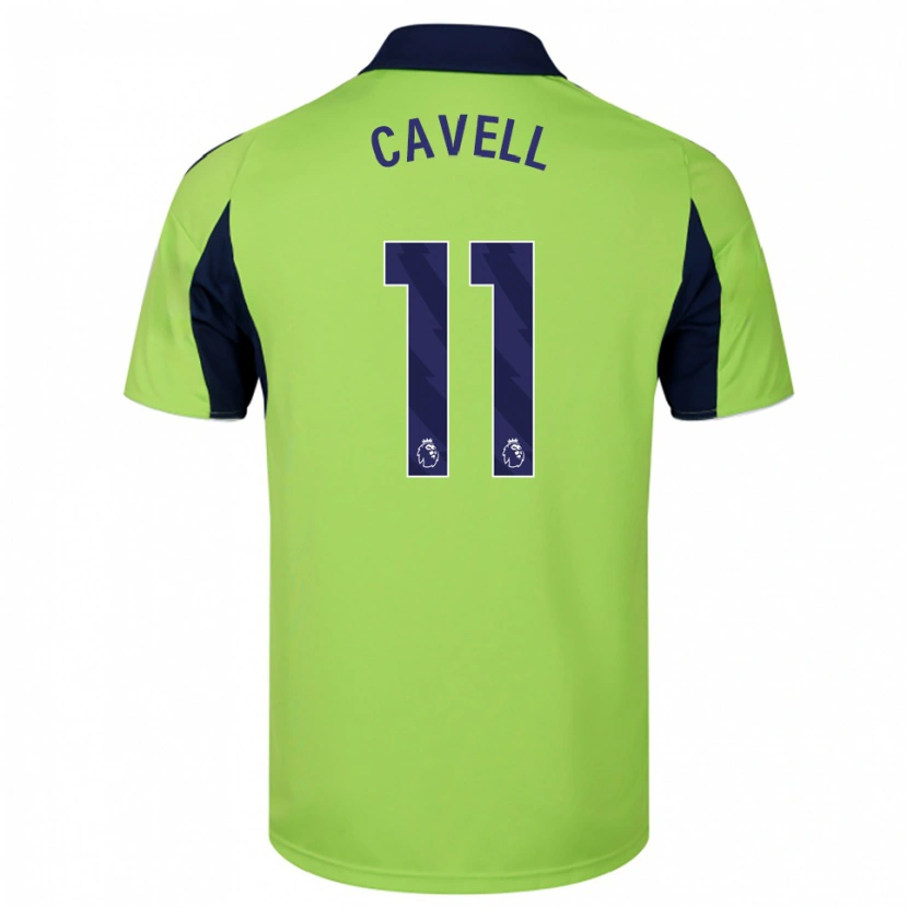 Danxen Kinder Tarrell Cavell #11 Grün Marineblau Weiß Auswärtstrikot Trikot 2025/26 T-Shirt Österreich