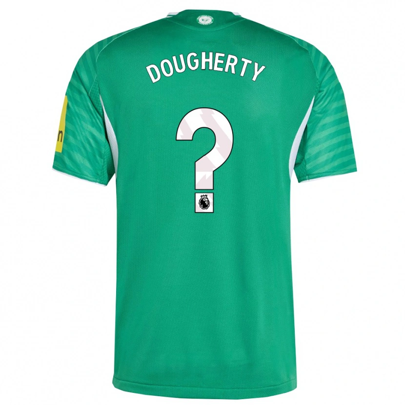 Danxen Kinder Ryan Dougherty #0 Grün Weiß Auswärtstrikot Trikot 2025/26 T-Shirt Österreich