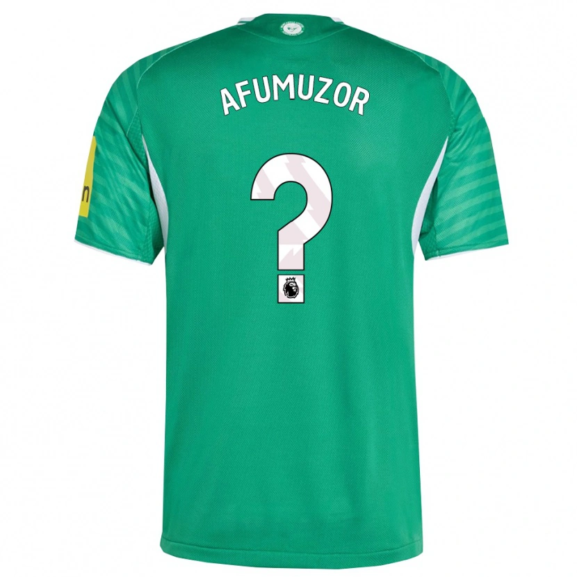 Danxen Kinder Cj Afumuzor #0 Grün Weiß Auswärtstrikot Trikot 2025/26 T-Shirt Österreich