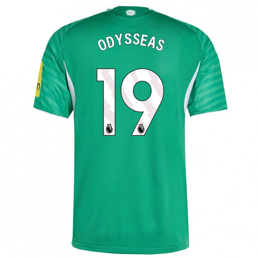 Danxen Kinder Odysseas Vlachodimos #19 Grün Weiß Auswärtstrikot Trikot 2025/26 T-Shirt Österreich