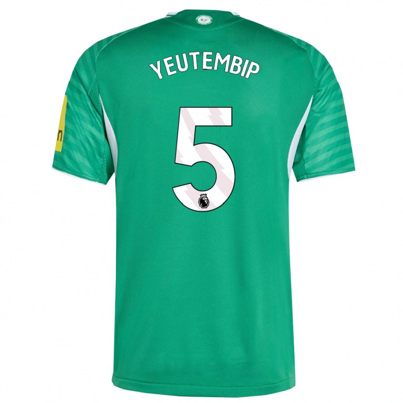 Danxen Kinder Lesecond Yeutembip #5 Grün Weiß Auswärtstrikot Trikot 2025/26 T-Shirt Österreich