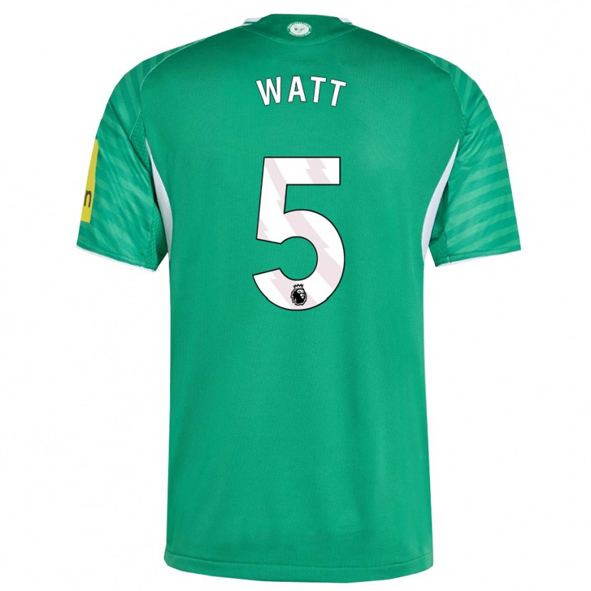 Danxen Kinder Olivia Watt #5 Grün Weiß Auswärtstrikot Trikot 2025/26 T-Shirt Österreich
