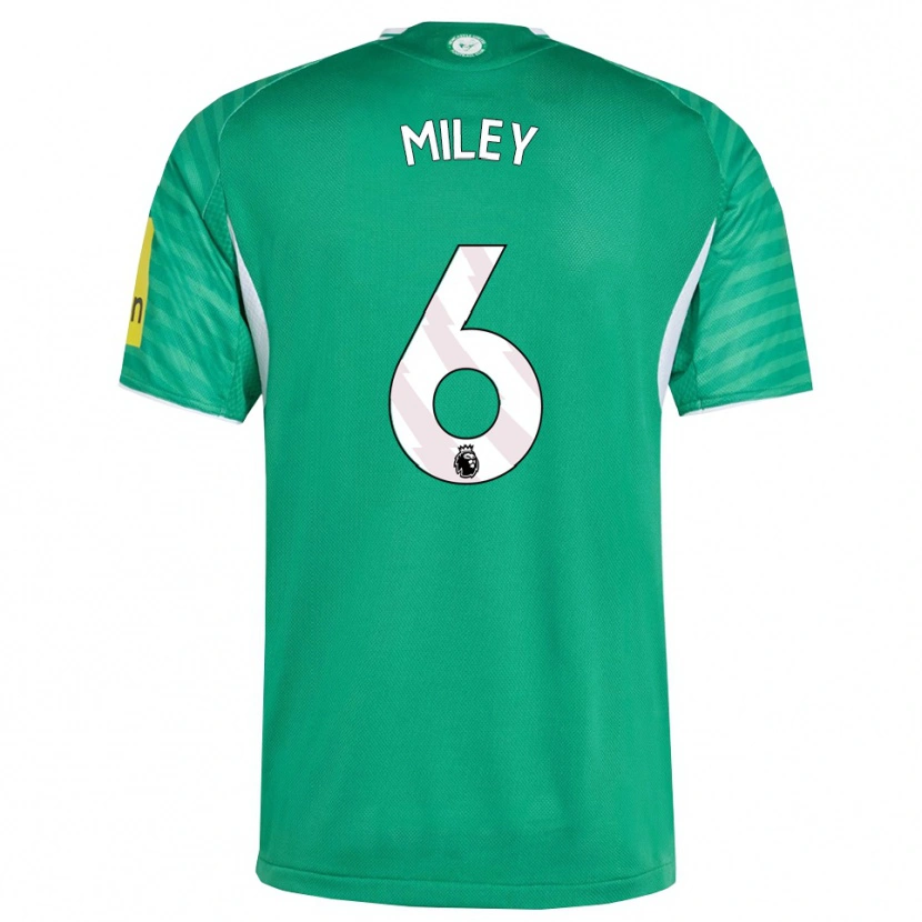 Danxen Kinder Mason Miley #6 Grün Weiß Auswärtstrikot Trikot 2025/26 T-Shirt Österreich