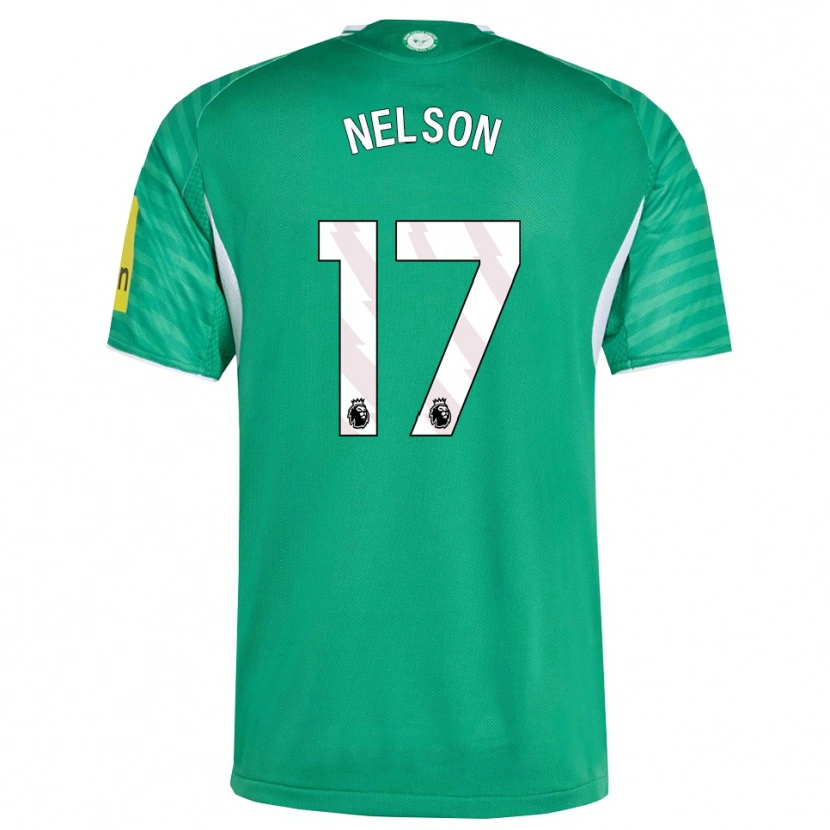 Danxen Kinder Erin Nelson #17 Grün Weiß Auswärtstrikot Trikot 2025/26 T-Shirt Österreich