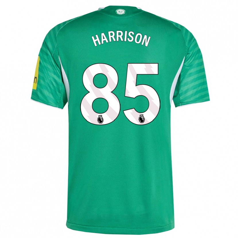 Danxen Kinder Adam Harrison #85 Grün Weiß Auswärtstrikot Trikot 2025/26 T-Shirt Österreich