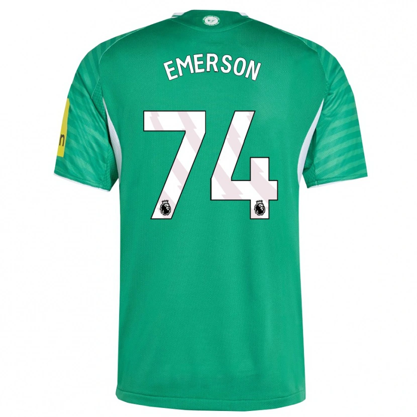 Danxen Kinder Johnny Emerson #74 Grün Weiß Auswärtstrikot Trikot 2025/26 T-Shirt Österreich