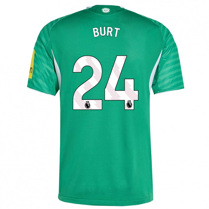 Danxen Kinder Daisy Burt #24 Grün Weiß Auswärtstrikot Trikot 2025/26 T-Shirt Österreich