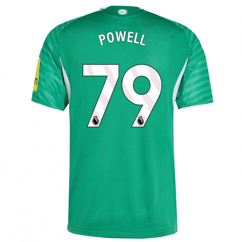 Danxen Kinder Rory Powell #79 Grün Weiß Auswärtstrikot Trikot 2025/26 T-Shirt Österreich