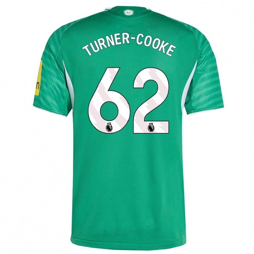 Danxen Kinder Jay Turner-Cooke #62 Grün Weiß Auswärtstrikot Trikot 2025/26 T-Shirt Österreich