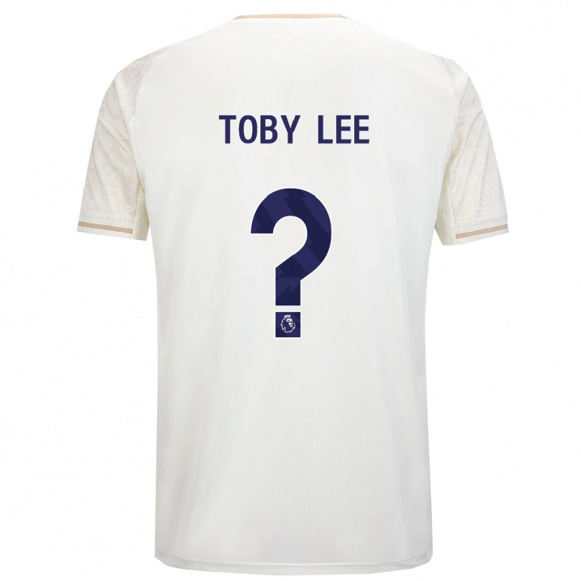 Danxen Kinder Toby Lee #0 Creme Weiß Schwarz Auswärtstrikot Trikot 2025/26 T-Shirt Österreich
