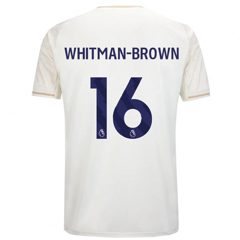 Danxen Kinder Chae Whitman-Brown #16 Creme Weiß Schwarz Auswärtstrikot Trikot 2025/26 T-Shirt Österreich