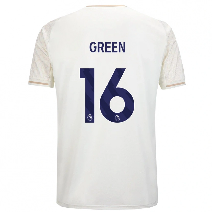 Danxen Kinder Mollie Green #16 Creme Weiß Schwarz Auswärtstrikot Trikot 2025/26 T-Shirt Österreich