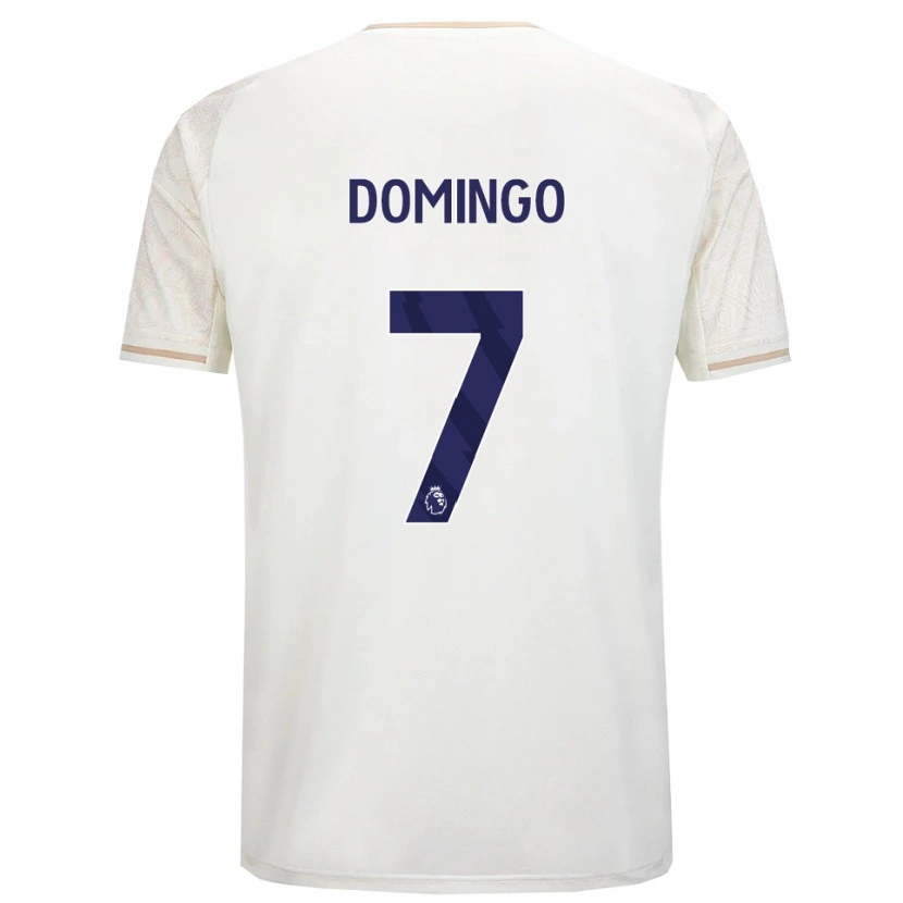 Danxen Kinder Sophie Domingo #7 Creme Weiß Schwarz Auswärtstrikot Trikot 2025/26 T-Shirt Österreich