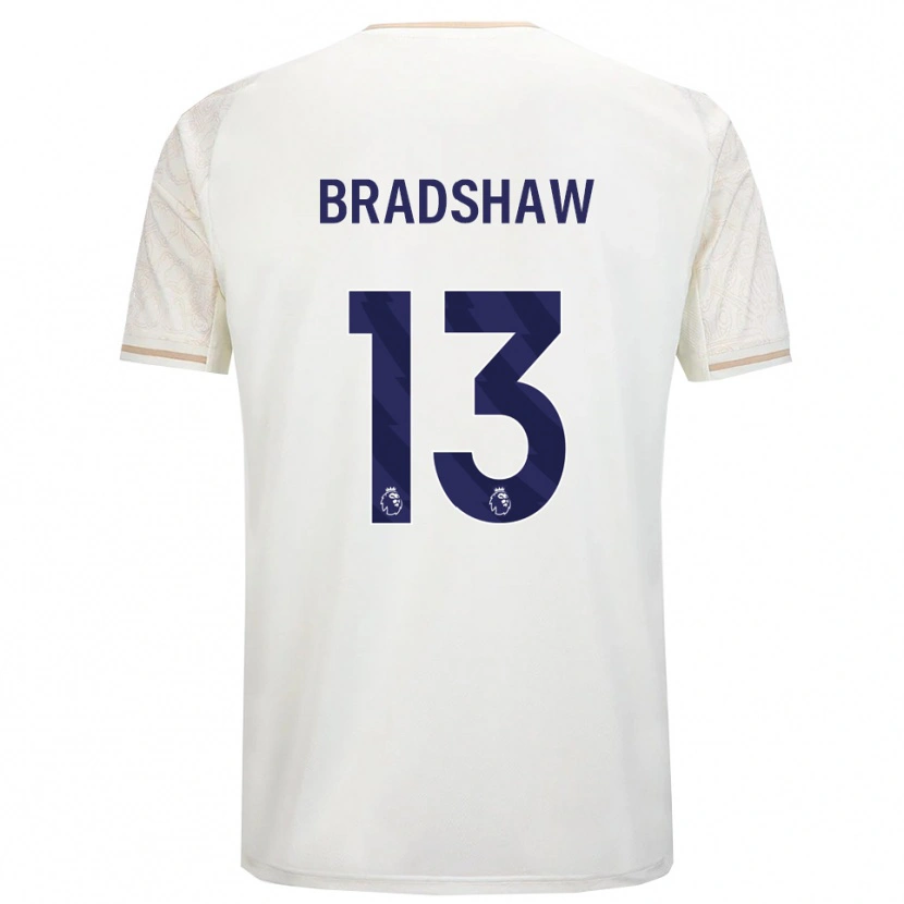 Danxen Kinder Kanye Bradshaw #13 Creme Weiß Schwarz Auswärtstrikot Trikot 2025/26 T-Shirt Österreich